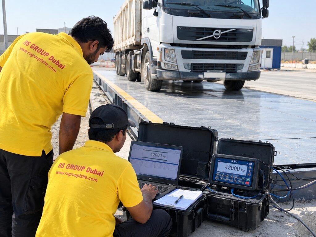 Weighbridge for truck and heavy vehicle weighing